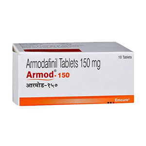Armodafinil tablets in blister pack for prescription use in USA